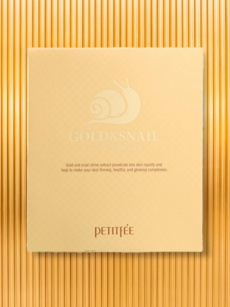 Petitfee – Gold & Snail Hydrogel beauty mask 30g