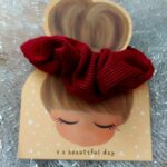 Scrunchies - BURGUNDY