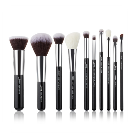 Jessup Σετ Πινέλων 10τμχ Black/ Silver T176