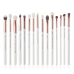 Σετ πινέλων 15τμχ - Jessup, Pearl White/Rose Gold T217