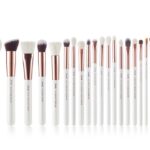 Σετ πινέλων, 20τμχ, Jessup,White/Rose gold T225