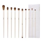 Σετ πινέλων, 10τμχ, Luxury Light Gray Precision Eye Makeup , Jessup T330