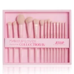 JESSUP Makeup Brush Gift Set Crystal Pink T495-G